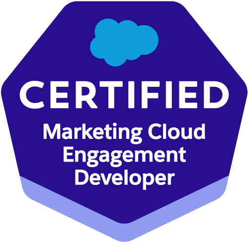 Marketing Cloud Developer badge